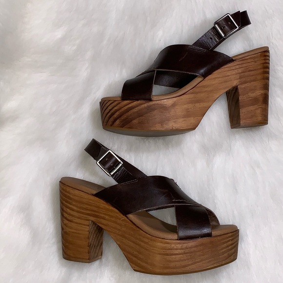 Kelsi Dagger Shoes - Kelsi Dagger Leather Shayla Sandals Sz 8.5